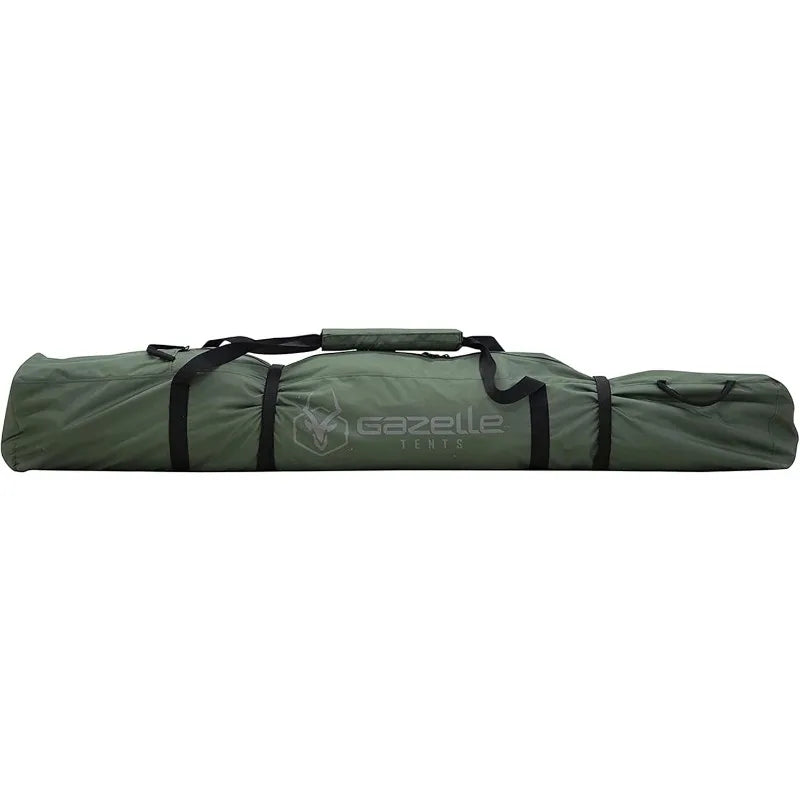 Gazelle Tents T4 Hub Tent Easy 90 Second Set Up Waterproof UV Resistant Removable Floor Ample Storage Options 4 Person