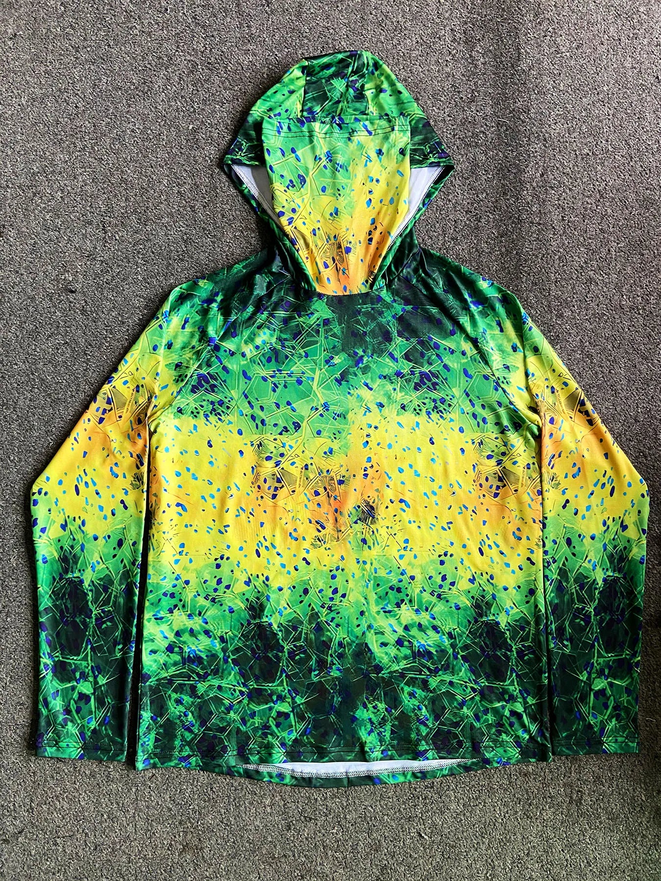 Men's Fishing Hoodie Long Sleeve Sun Protection Sailing Shirt