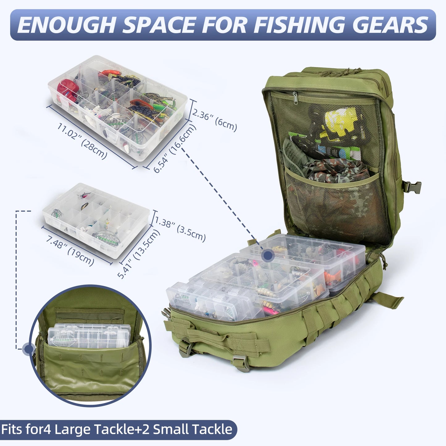 45L Waterproof Tactical Backpack For Men's Outdoor Travel