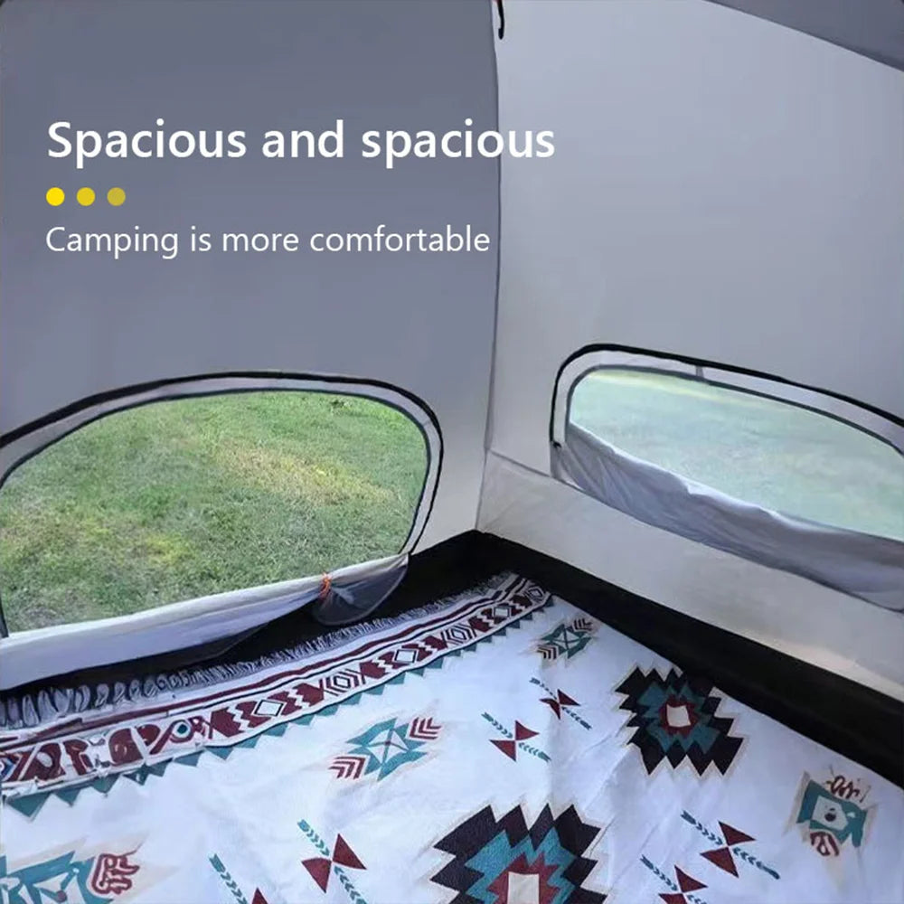 Automatic Quick Opening Tent Outdoor Self Driving Travel Camping Tent Two Doors Two Windows