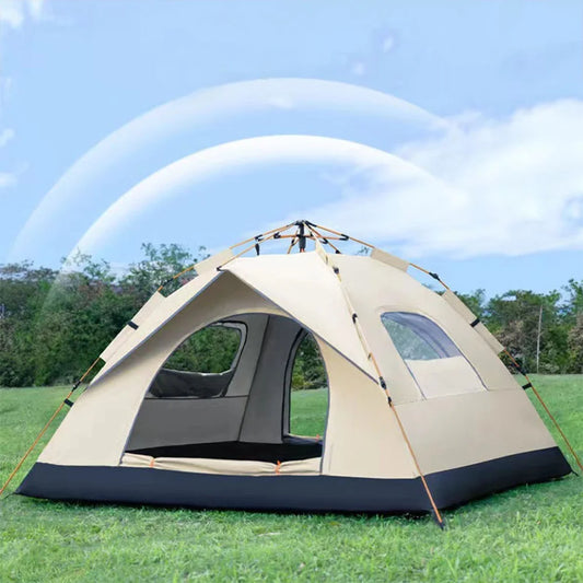 Automatic Quick Opening Tent Outdoor Self Driving Travel Camping Tent Two Doors Two Windows